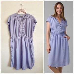 PrAna Lavender Purple Bay Dress! XL Cap Sleeve